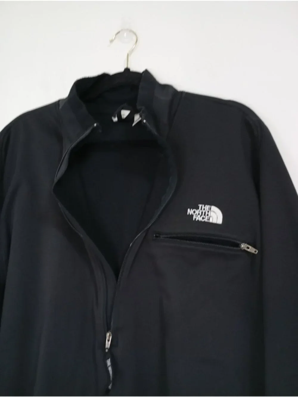 The North Face Mens XXL Black UltraWick Half-Zip Pullover Fleece Jacket